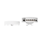 Switch CCTV PoE para Exterior / No administrable / PoE Entrada 802.3 bt Hasta 60W / 1 Puerto PoE salida 24V pasivo Hasta 12W / 3 puertos PoE 802.3 at Hasta 30W / Ideal para Aplicaciones CCTV con Enlaces Inalámbricos WIPS306GFODC-AD-2-l