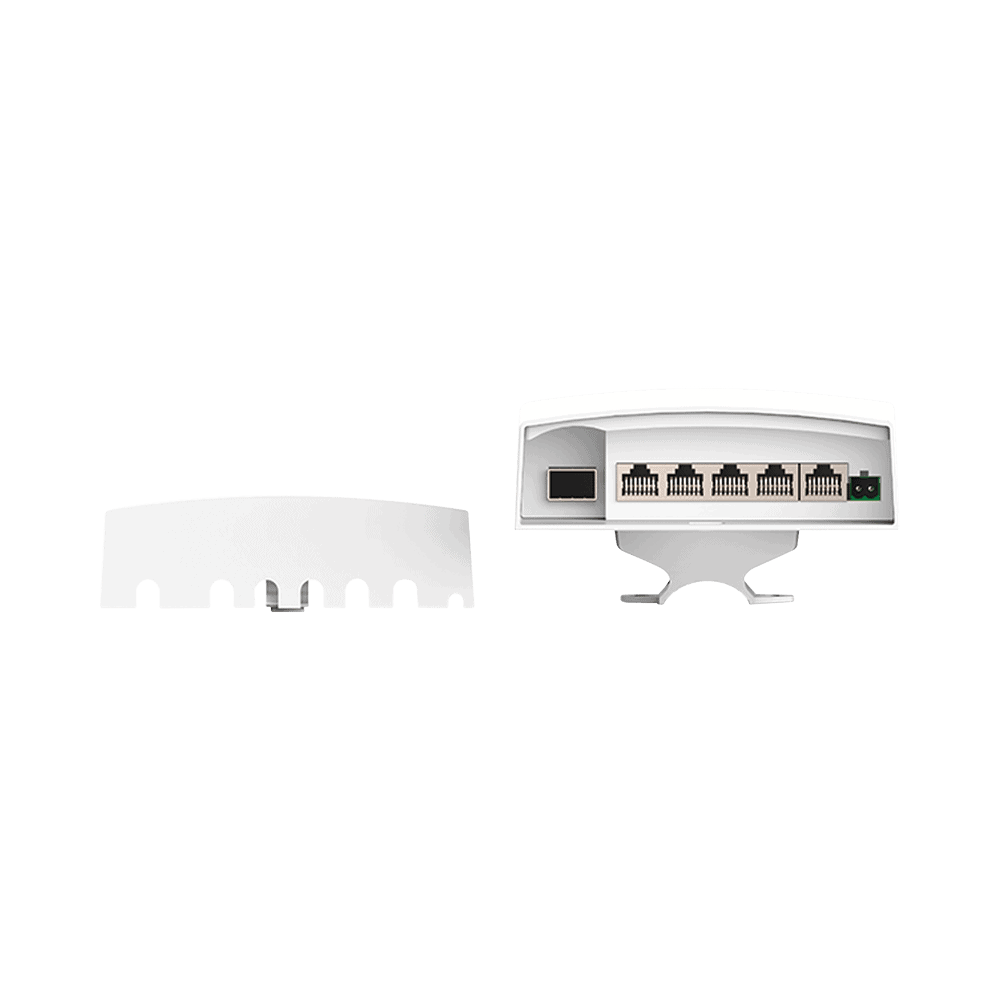 WIPS306GFODC-AD-2-l Switch CCTV PoE para Exterior / No administrable / PoE Entrada 802.3 bt Hasta 60W / 1 Puerto PoE salida 24V pasivo Hasta 12W / 3 puertos PoE 802.3 at Hasta 30W / Ideal para Aplicaciones CCTV con Enlaces Inalámbricos WI-PS306GF-O-DC 3