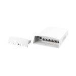 Switch CCTV PoE para Exterior / No administrable / PoE Entrada 802.3 bt Hasta 60W / 1 Puerto PoE salida 24V pasivo Hasta 12W / 3 puertos PoE 802.3 at Hasta 30W / Ideal para Aplicaciones CCTV con Enlaces Inalámbricos WIPS306GFODC-l