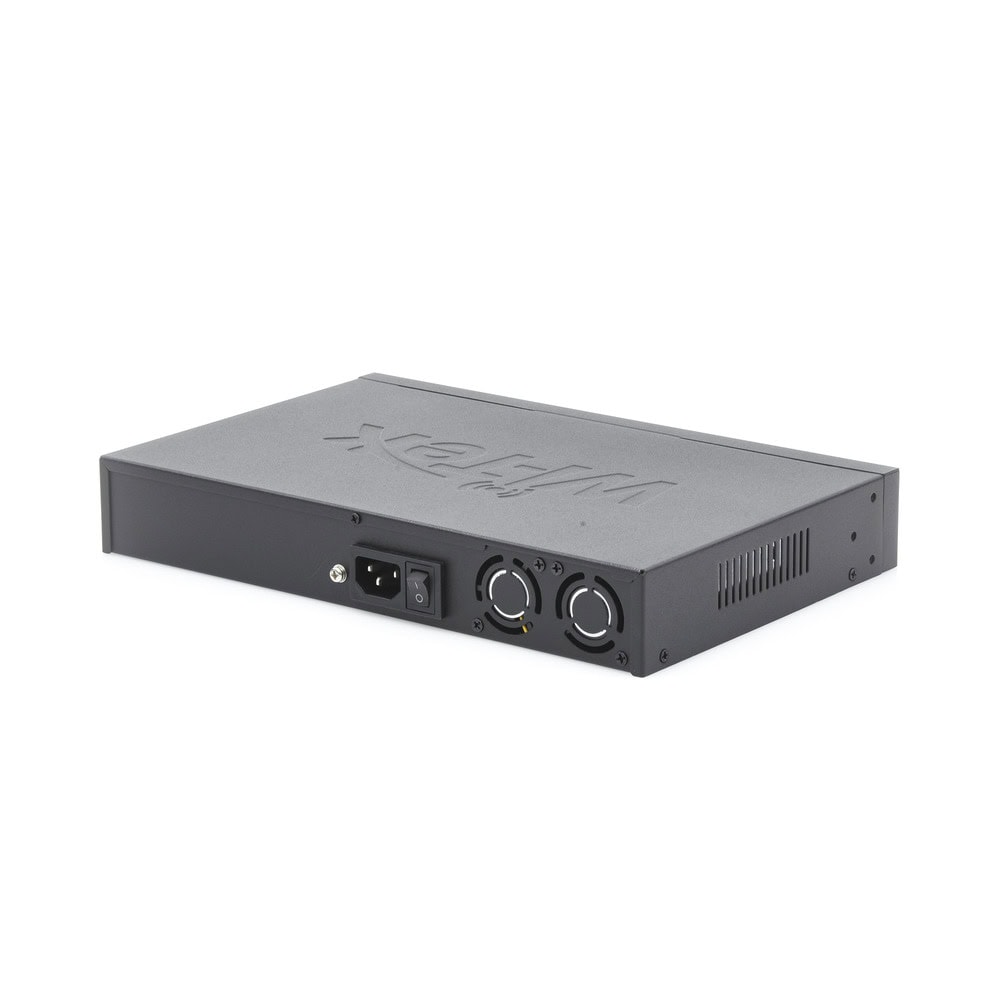WIPS518G-LAT-DER-l Switch PoE (802.3af/at/bt) / No administrable de largo alcance / Hasta 250m / 16 x 10/100Mbps (PoE) + 2 x 100/1000Mbps + 1 x SFP / 200 W WI-PS518G 3
