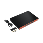 Switch PoE (802.3af/at/bt) / No administrable de largo alcance / Hasta 250m / Con 24 x 10/100Mbps + 2 x SFP Gigabit Combo / 250 W WIPS526G-AD-2-l
