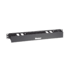 Organizador de Cables Horizontal PatchLink, Sencillo (Solo Frontal), Para Rack de 19in, 1UR WMPFSE-LAT-IZQ-l