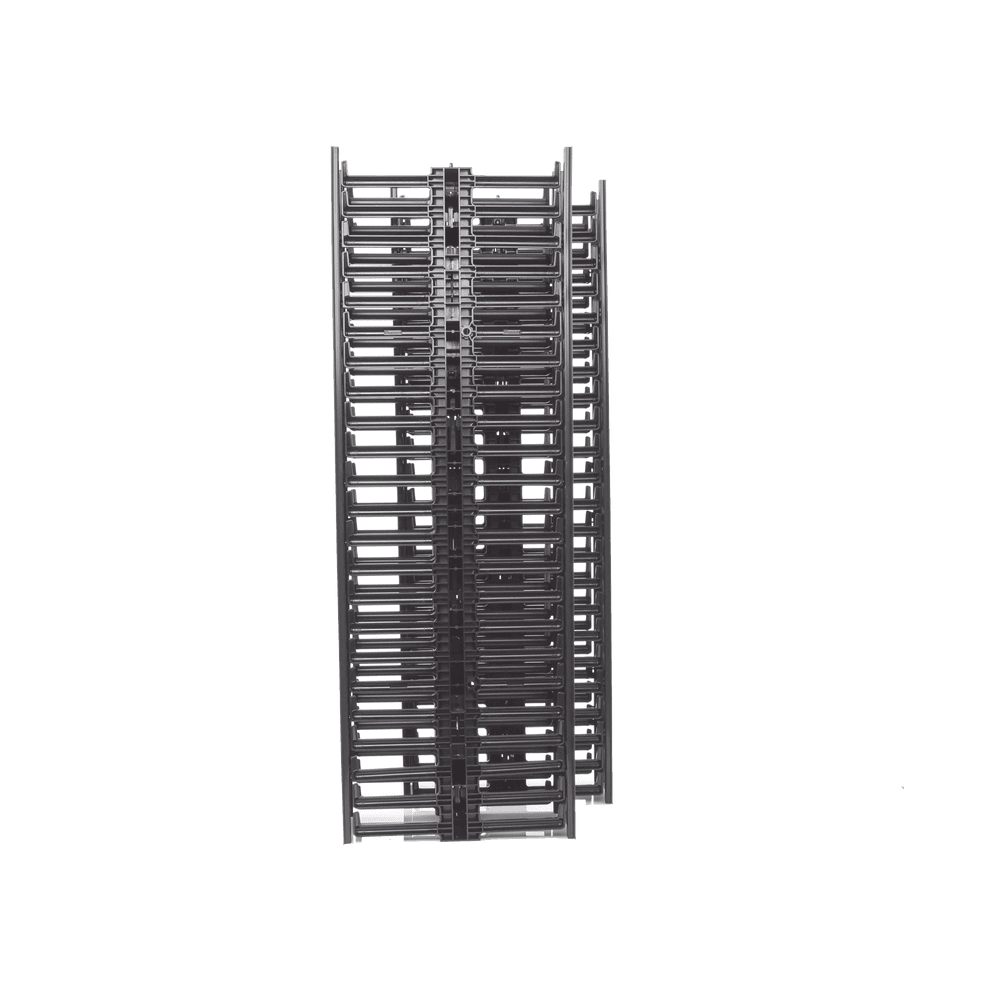 WMPVHC45E-AD-2-l Organizador Vertical NetRunner, Doble (Frontal y Posterior), para Rack Abierto de 45 Unidades, 6.7in de Ancho, Color Negro WMPVHC45E 3