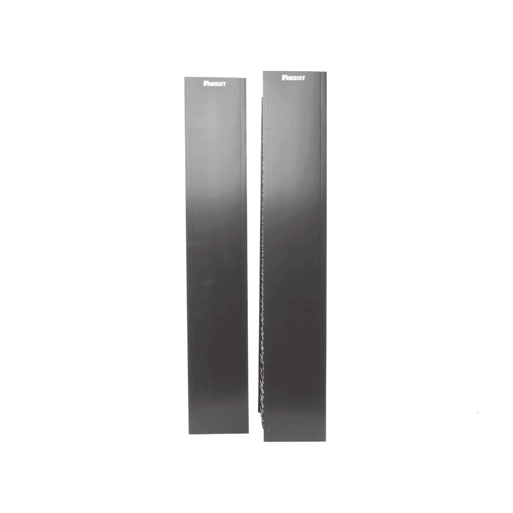 WMPVHC45E-AD-4-l Organizador Vertical NetRunner, Doble (Frontal y Posterior), para Rack Abierto de 45 Unidades, 6.7in de Ancho, Color Negro WMPVHC45E 5