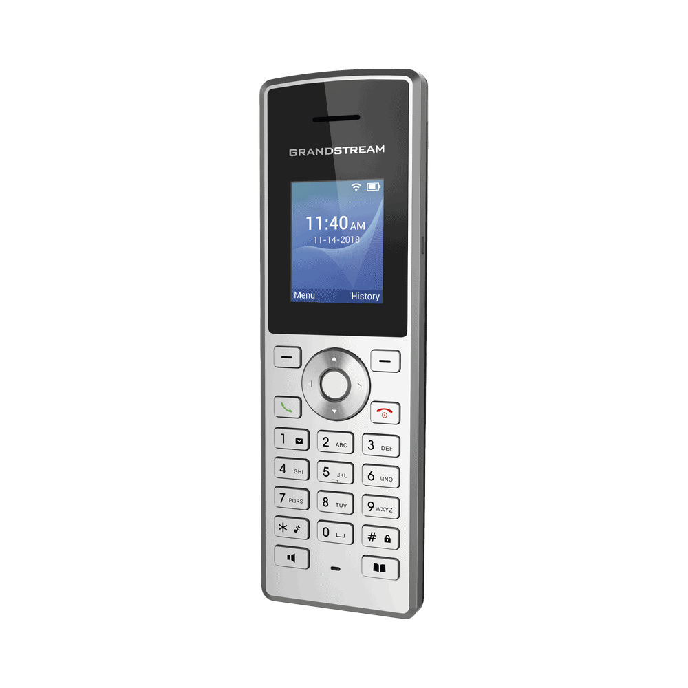 WP810-AD-1-l Teléfono IP portátil con conexión a través de Wi-Fi, 2 líneas, 2 cuentas SIP WP-810 2