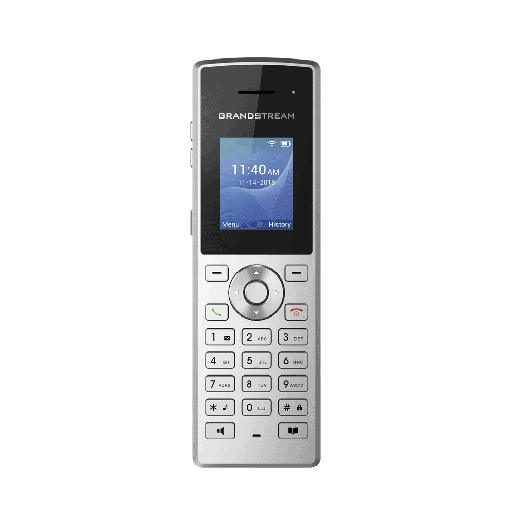 WP810-l-1 Teléfono IP portátil con conexión a través de Wi-Fi, 2 líneas, 2 cuentas SIP WP-810 1