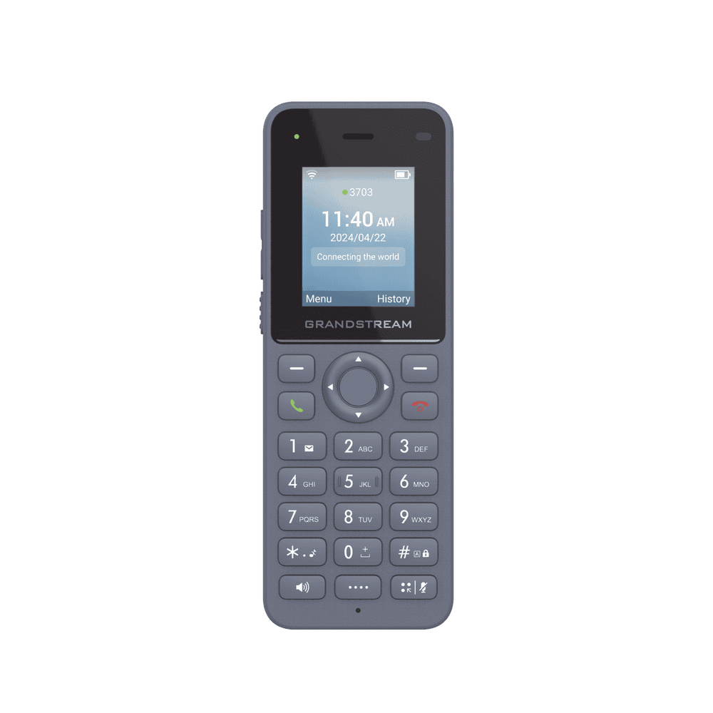 WP816-LAT-DER-l Teléfono IP inalámbrico Wi-Fi, portátil, 2 líneas, 2 cuentas SIP, Voz HD, Bluetooth, Puerto USB tipo C WP816 4