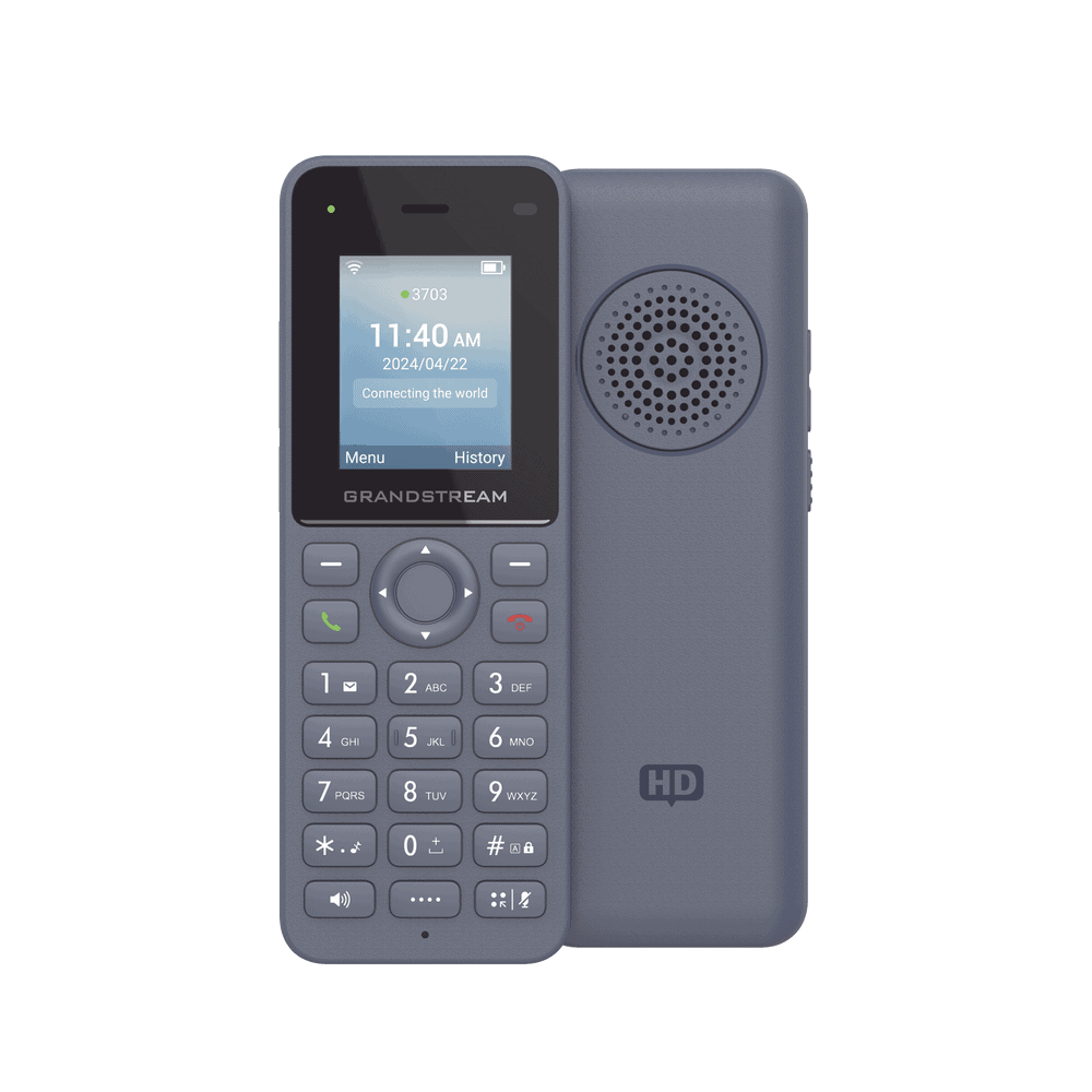 WP816-LAT-IZQ-l Teléfono IP inalámbrico Wi-Fi, portátil, 2 líneas, 2 cuentas SIP, Voz HD, Bluetooth, Puerto USB tipo C WP816 3