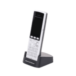Teléfono WiFi portátil empresarial con 2 lineas y cuentas SIP, Bluetooth y botón Push-to-talk WP822-AD-5-l