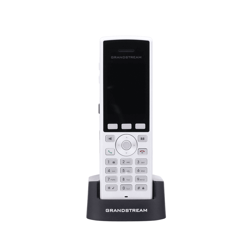 WP822-AD-6-l Teléfono WiFi portátil empresarial con 2 lineas y cuentas SIP, Bluetooth y botón Push-to-talk WP822 9