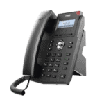 Teléfono IP empresarial para 2 lineas SIP con pantalla LCD, Puertos Gigabit, Códec Opus, conferencia de 3 vías, PoE. X1SG-AD-2-l