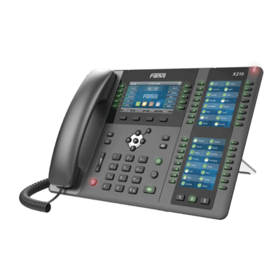 Teléfono IP ideal para recepción hasta 20 líneas SIP, PoE, 106 botones DSS, Bluetooth integrado para diademas, puertos Gigabit, soporta recepción video