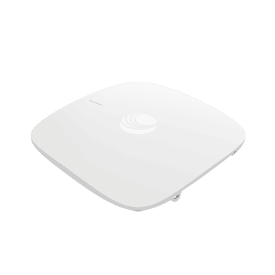 Punto de Acceso Empresarial Wi-Fi 6/6E XE3-4 / 3 Radios (2.4, 5 y 6 GHz) Definidos por Software (SDR) / Hasta 1,500 Clientes / Gestión desde la Nube cnMaestro / Seguridad WPA3 / Montaje en Techo o Plafón / Alimentación PoE