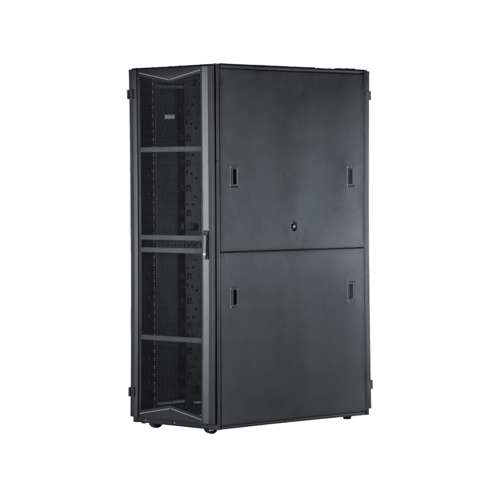 XG84212BS0001-l Gabinete FlexFusion para Centros de Datos, 42 UR, 800 mm de Ancho, 1070 mm de Profundidad, Fabricado en Acero, Color Negro XG84212BS0001 1