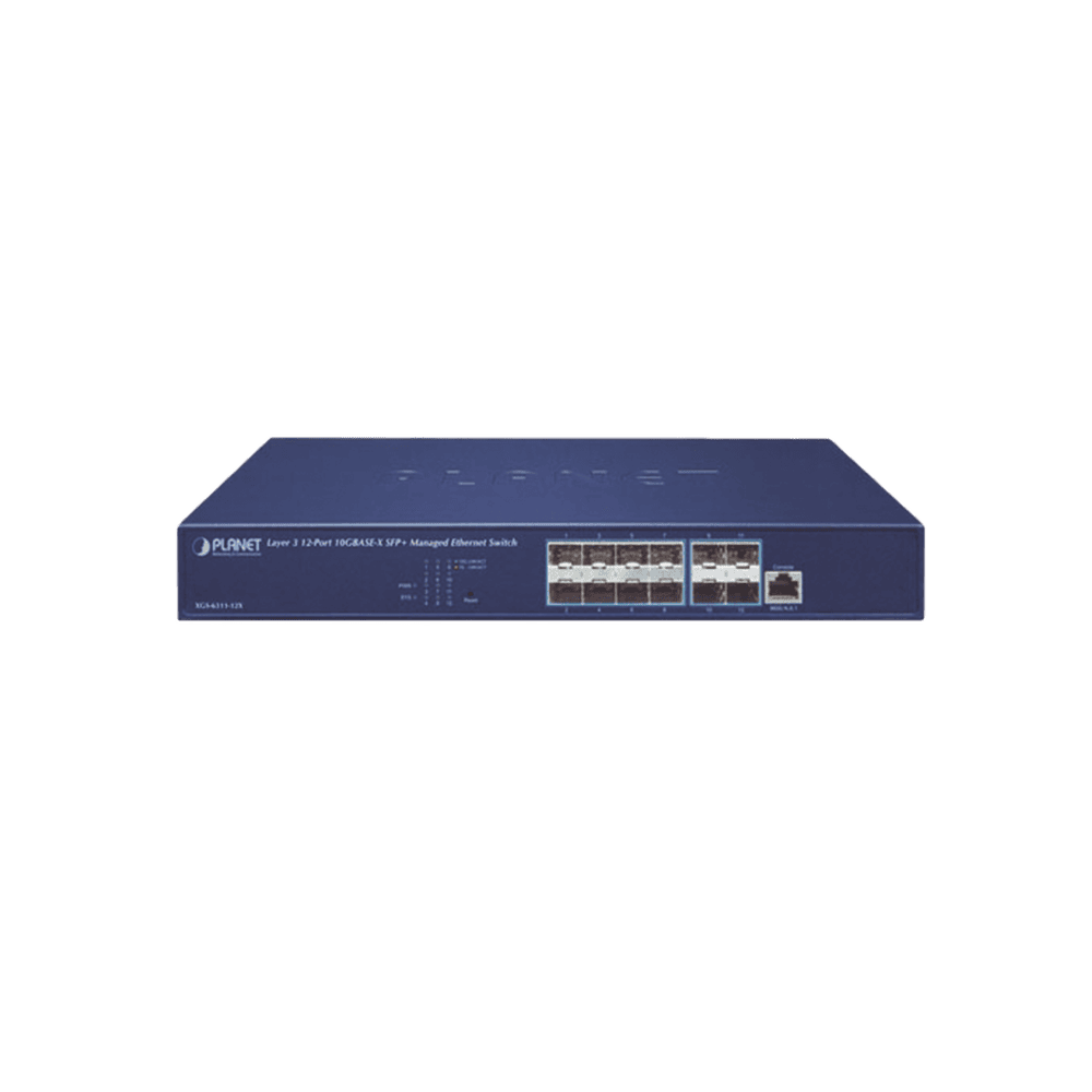 XGS631112X-AD-1-l Switch Administrable Capa 3, 12 Puertos SFP+ 10G BASE-X, 1 Puerto de Consola RJ45. XGS-6311-12X 2
