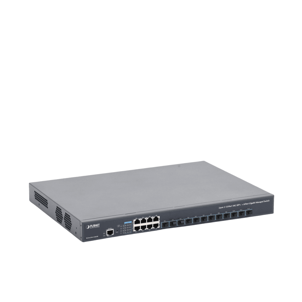 XGS635012X8TR-AD-2-l Switch Administrable Capa 3, 12 Puertos SFP de 10G, 8 Puertos 10/100/1000T, Con Alimentación Redundante (2 Fuentes de Alimentación AC). XGS-6350-12X8TR 3