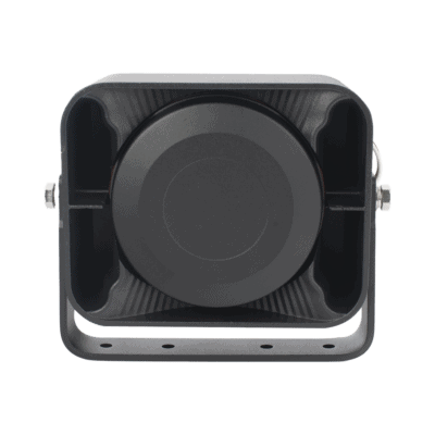 Bocina Compacta de Uso Rudo, 100 Watts de Potencia, Ideal para Vehículos de Encubierto, 8 Ohms de Impedancia