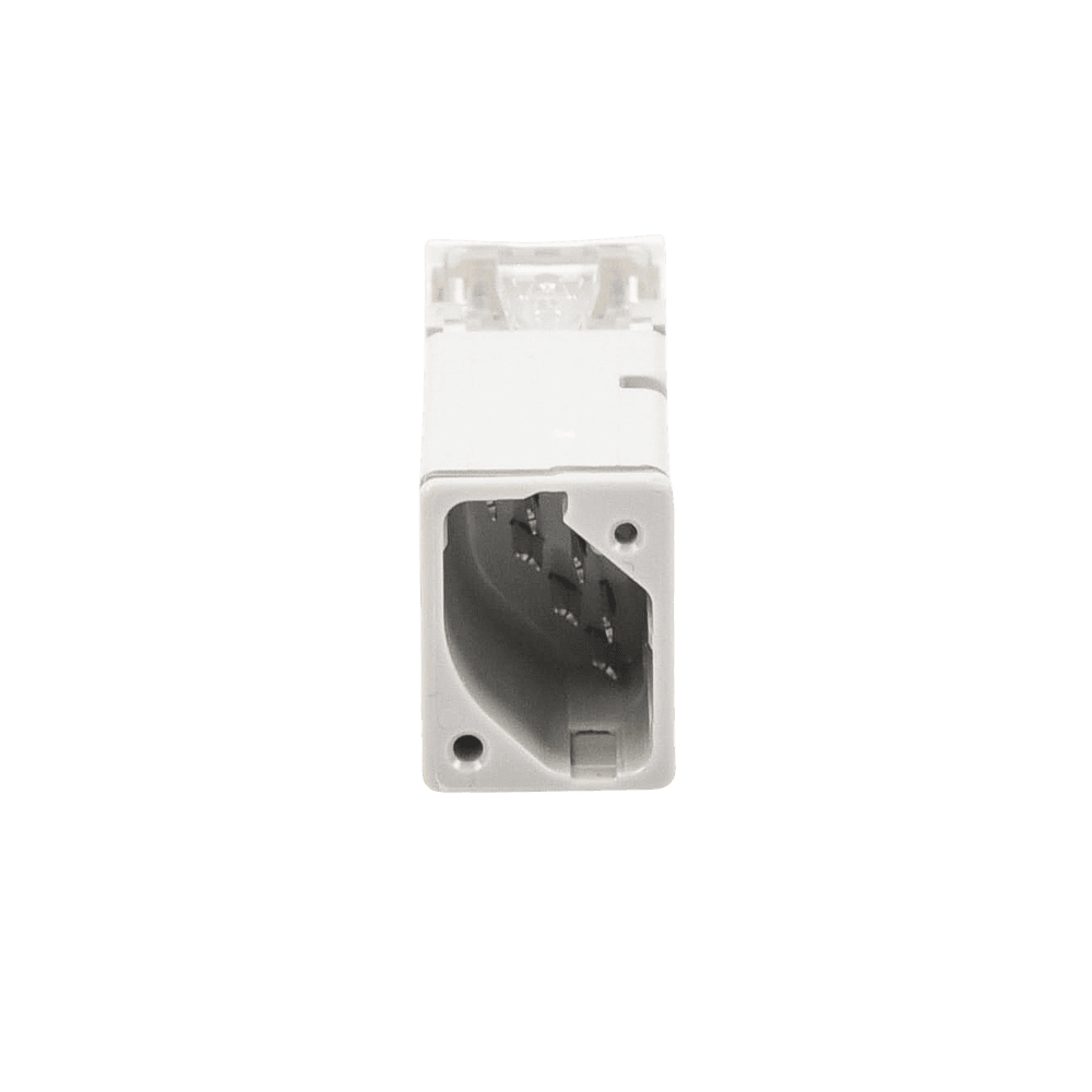 Z602-AD-1-l Jack Z-Max UTP Categoría 6, Montaje Híbrido en Placa de Pared (Plano y Angulado), Color Blanco Z6-02 2