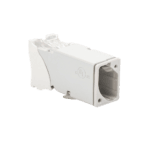 Jack Z-Max UTP Categoría 6, Montaje Híbrido en Placa de Pared (Plano y Angulado), Color Blanco Z602-AD-2-l