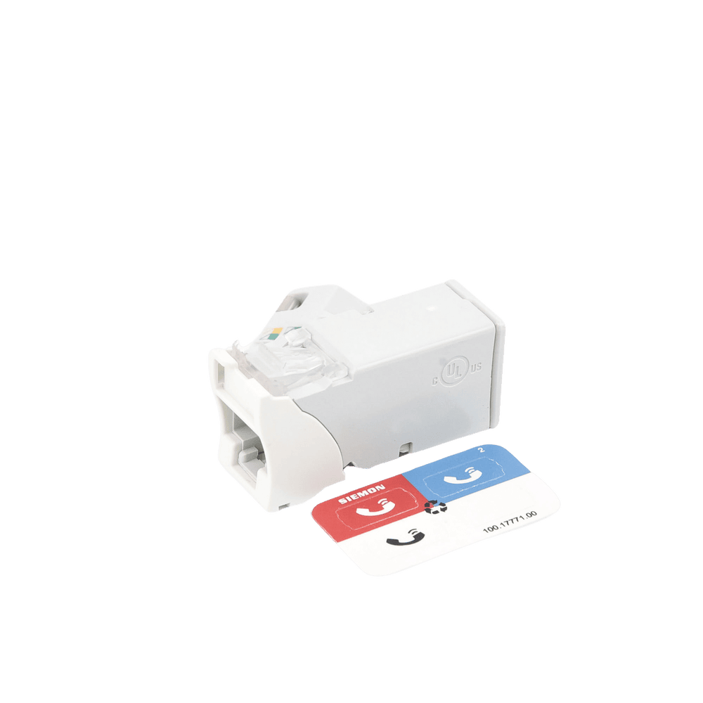 Z6A02B-AD-2-l Jack Z-Max Cat6A, UTP, Montaje Híbrido en Placa de Pared (Plano y Angulado), Color Blanco, Versión Bulk (Sin Empaque Individual) Z6A-02B 3