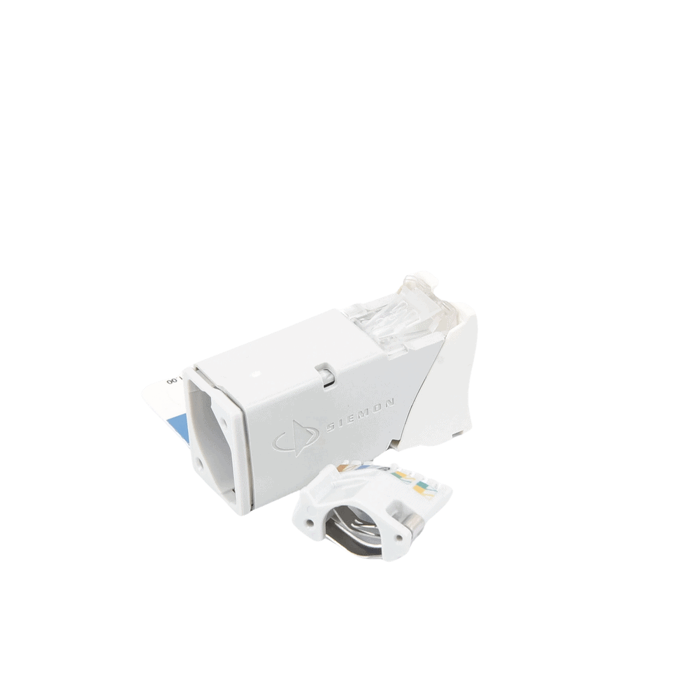 Z6A02B-AD-3-l Jack Z-Max Cat6A, UTP, Montaje Híbrido en Placa de Pared (Plano y Angulado), Color Blanco, Versión Bulk (Sin Empaque Individual) Z6A-02B 4