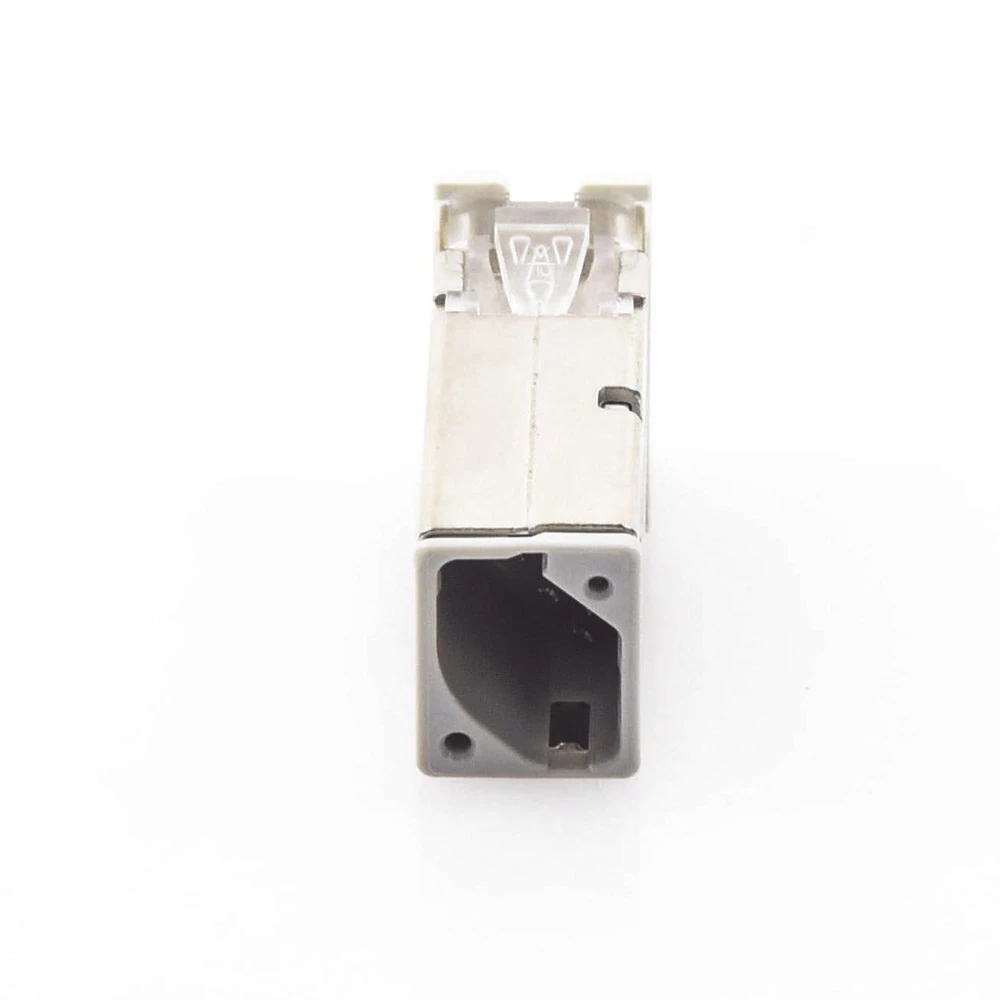 Z6AS02B-AD-2-l Jack Z-Max Cat6A, Blindado, Montaje Híbrido en Placa de Pared (Plano y Angulado), Color Blanco, Versión Bulk (Sin Empaque Individual) Z6A-S02B 3