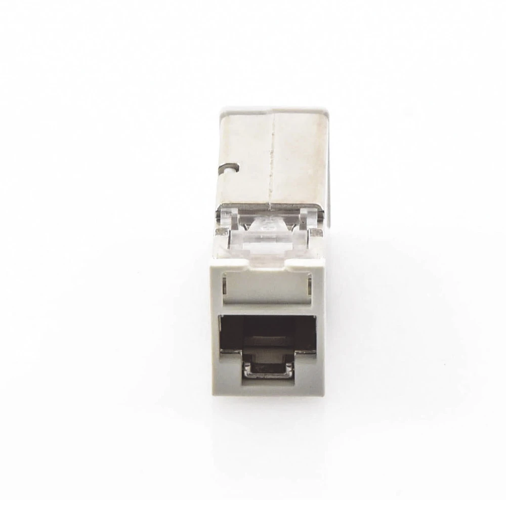 Z6AS02B-AD-4-l Jack Z-Max Cat6A, Blindado, Montaje Híbrido en Placa de Pared (Plano y Angulado), Color Blanco, Versión Bulk (Sin Empaque Individual) Z6A-S02B 5