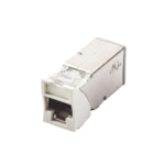 Jack Z-Max Cat6A, Blindado, Montaje Híbrido en Placa de Pared (Plano y Angulado), Color Blanco, Versión Bulk (Sin Empaque Individual) Z6AS02B-l