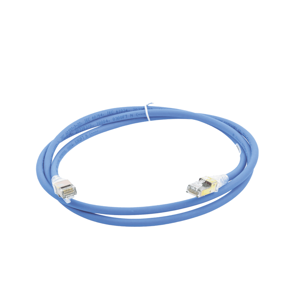 ZM6A0506B-l Patch Cord Z-MAX Cat6A UTP, CM, 1.52 Metros (5 Pies), Color Azul, Versión Bulk (Sin Empaque Individual) ZM6A-05-06B 1