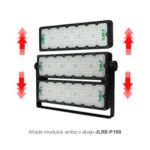Reflector LED 200 W /350 x 250 mm / 85 - 265 Vca~ 50/60Hz / TCC 6 500 K / Uso en exterior. adicional_1S400-35