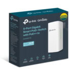 Switch PoE Omada Para Exterior / 1 Puerto PoE++ IN 802.3 af/at/bt / 4 Puertos PoE+ OUT Gigabit / Adminstración Centralizada Omada adicional_3S400-86