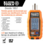 Probador de Tomacorrientes con Interruptor de Falla a Tierra (GFCI) con pantalla LCD. adicional_4S400-47