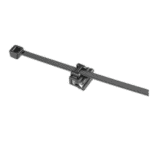 Cincho de Nylon 6.6 Solar Clip, 188mm largo x 14mm ancho, Color Negro, Exterior Resistente a Rayos UV, Paquete de 100pz frontal_0S400-111