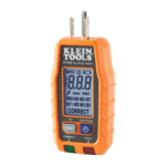Probador de Tomacorrientes con Interruptor de Falla a Tierra (GFCI) con pantalla LCD. frontal_0S400-361