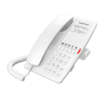 Teléfono IP WI-FI para Hotelería, Puerto USB-A para Carga, 5 Teclas Programables para Servicio Rápido (Hotline), Plantilla Personalizable con PoE frontal_0S400-391