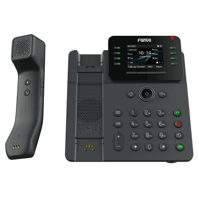 frontal_0S400-411 Telefono IP Handset Inalámbrico, 12 Líneas SIP, Conferencia 6 Vias, Puertos Gigabit, PoE, Pantalla 2.8 V62-PRO 4