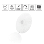 Lámpara de Techo LED / 40W / 3000 Lúmenes / 3 Temperaturas de Color (2700K-6500K) / IP20 Interior / Vida Útil 50,000 Horas / Material Aluminio y PC / Base Sobreponer frontal_0S400-44