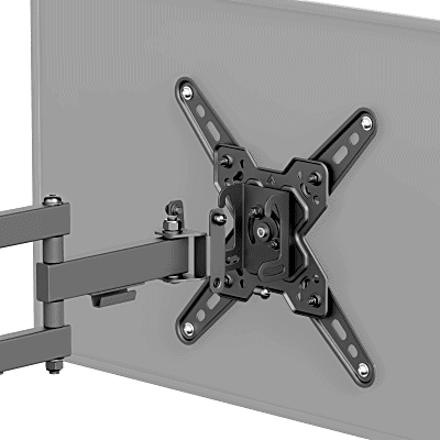 lateral_derecha_0S400-132 Soporte de Pared Articulado para Pantallas o Monitores | Compatibilidad VESA 75x75 - 200x200 / Hasta 43 Pulgadas | Capacidad Máxima de Carga 20 kg | Fabricado en Acero LDA40-223 4
