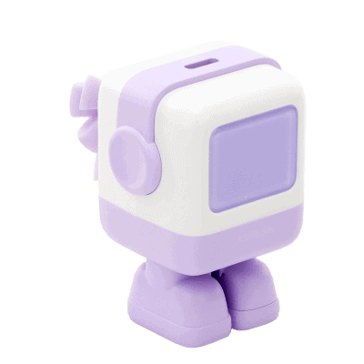 lateral_derecha_0S400-19 Cargador Mini GaNRobot 30W serie UNO | 1 USB-C de Carga Rápida | Tecnología GaN II | Multiprotocolo PD/QC/SCP/FCA | Carga Inteligente | Pantalla LED | Zapato Magnético Extraíble | Thermal Guard | Color Lila. 25036B 4