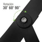Reflector LED 200 W /350 x 250 mm / 85 - 265 Vca~ 50/60Hz / TCC 6 500 K / Uso en exterior. lateral_derecha_0S400-27