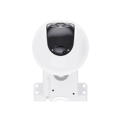 lateral_derecha_0S400-33 Cámara PT / Wi-Fi / Triple Lente / Panorámica 360° / Resolución 2k+ / Visión Nocturna a color / IA Detección de Humanos y Vehiculos / Alarma con Sirena y Luz / IP67 CS-H80F 4