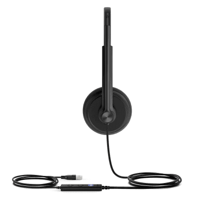 lateral_izquierda_0S400-108 Diadema USB Yealink UH34 Lite Dual con Almohadillas de Esponja y Certificación Microsoft Teams UH34-LITE-DUAL-TEAMS-USB-C/A 3