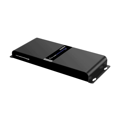 lateral_izquierda_0S400-113 Kit Divisor y Extensor HDMI (Extender Splitter) | Divide 1 Fuente HDMI a 4 Pantallas | Extiende la señal HDMI hasta 120 m | Resolución 4Kx2K @ 60 Hz | Cat 6/6a | Uso 24/7 | Longitud del cable autoajustable TT3144KHDBITT 3