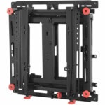 Soporte Muro para video wall LCD / Liberación Rápida / Para Pantallas 46"-60" / Ajuste Micro Sin Herramientas XYZ 1.5" / VESA 600x400 mm / Carga Máxima 56Kg / Gestión Integrada de Cables lateral_izquierda_0S400-136