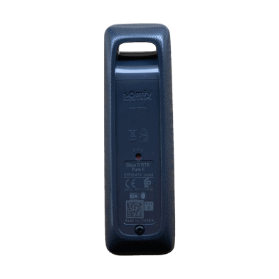 lateral_izquierda_0S400-156 Control remoto 5 canales para motores de persiana Somfy con señal inalámbrica, instrucciones: sube, baja y detener, con posición favorita programada. SITUO5RTSPURE 3