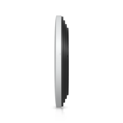lateral_izquierda_0S400-221 U7 Pro XGS – Punto de Acceso WiFi 7 Tri-Banda para Interiores con Soporte 6 GHz, Radio de Escaneo Espectral Dedicado, Cobertura de hasta 160 m², Capacidad para 500 Usuarios y Puerto Multi-Gig 10/5/2.5/1 GbE U7-PRO-XGS 3