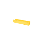 Canaleta FiberRunner™ 4X4, de PVC Rígido, Color Amarillo, 3 m de Largo lateral_izquierda_0S400-252