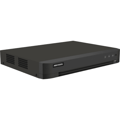 lateral_izquierda_0S400-291 DVR 16 Canales TURBOHD + 8 Canales IP / 5 Megapixel Lite - 3K Lite / Audio de Dos Vías por Coaxitron / Reconocimiento Facial / ACUSENSE (Evita falsas alarmas) / 1 Bahía de Disco Duro / Salida de Video en Full HD IDS-7216HQHI-M1/XT 3