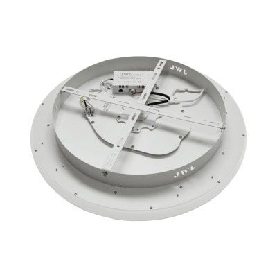 lateral_izquierda_0S400-30 Ventilador de Techo con Luminario LED de 110 V CA 50/60 Hz / 88 W / 3 Tonos de Luz (6500 - 4 000 - 2 700 K) / Diámetro 500 mm / 6 Velocidades / Dimeable. JLV-015 3