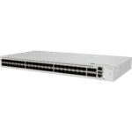 Switch eKit Core/Distribución Administrable Capa 3 / 48 puertos SFP de 1 Gbps + 4 Puertos SFP+ de 10 Gbps / Soporta iStack / Capacidad de Conmutación de 176 Gbps / Gestión Gratuita desde la Nube / Sin Licenciamiento lateral_izquierda_0S400-345